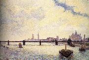 Camille Pissarro London Bridge Sweden oil painting artist